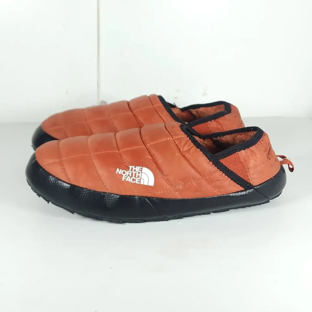 The North Face ThermoBall Traction V Men’s US8 Orangr Lined Mules Slippers Shoes